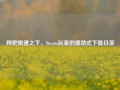 网吧限速之下，Steam玩家的渡劫式下载日常
