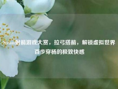 Steam射箭游戏大赏，拉弓搭箭，解锁虚拟世界百步穿杨的极致快感