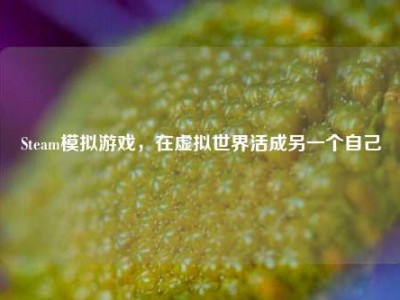 Steam模拟游戏，在虚拟世界活成另一个自己