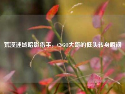 荒漠迷城暗影猎手，CSGO大哥的低头转身瞬间