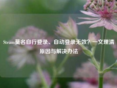 Steam莫名自行登录、自动登录无效？一文理清原因与解决办法