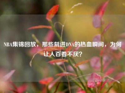 NBA集锦回放，那些刻进DNA的热血瞬间，为何让人百看不厌？