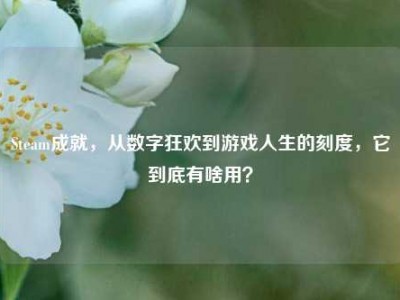 Steam成就，从数字狂欢到游戏人生的刻度，它到底有啥用？
