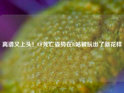 离谱又上头！CF死亡姿势在B站被玩出了新花样