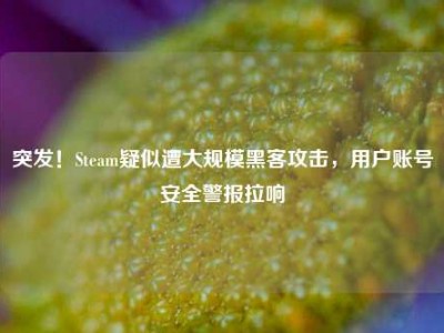 突发！Steam疑似遭大规模黑客攻击，用户账号安全警报拉响