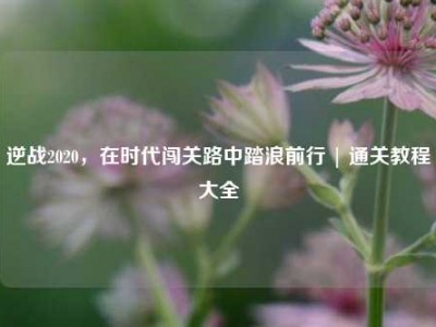 逆战2020，在时代闯关路中踏浪前行 | 通关教程大全