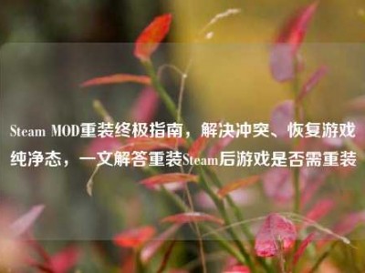 Steam MOD重装终极指南，解决冲突、恢复游戏纯净态，一文解答重装Steam后游戏是否需重装