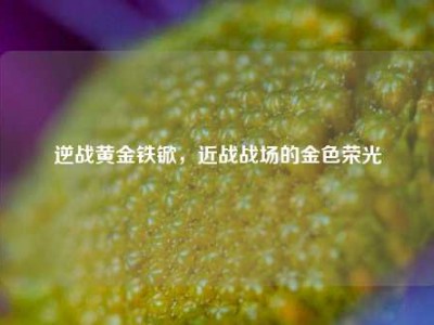 逆战黄金铁锨，近战战场的金色荣光
