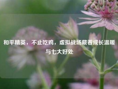 和平精英，不止吃鸡，虚拟战场藏着成长温暖与七大好处
