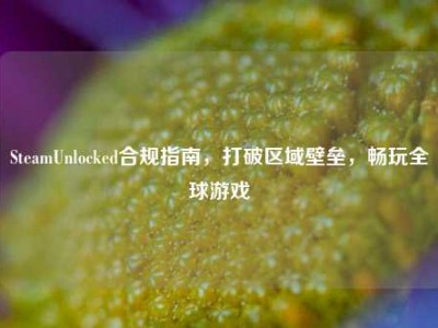 SteamUnlocked合规指南，打破区域壁垒，畅玩全球游戏