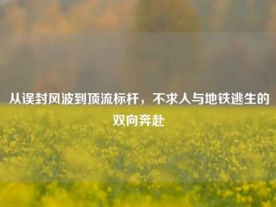 从误封风波到顶流标杆，不求人与地铁逃生的双向奔赴