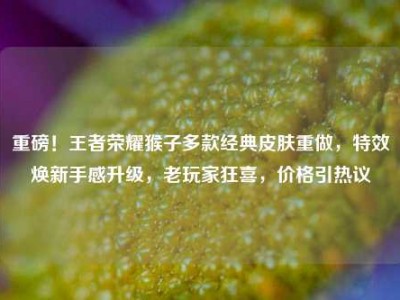 重磅！王者荣耀猴子多款经典皮肤重做，特效焕新手感升级，老玩家狂喜，价格引热议