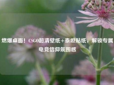 燃爆桌面！CSGO超清壁纸+泰坦贴纸，解锁专属电竞信仰氛围感