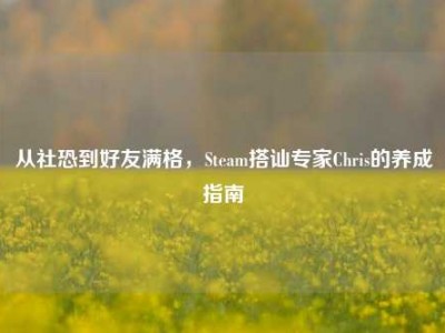 从社恐到好友满格，Steam搭讪专家Chris的养成指南