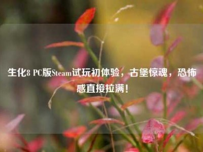 生化8 PC版Steam试玩初体验，古堡惊魂，恐怖感直接拉满！