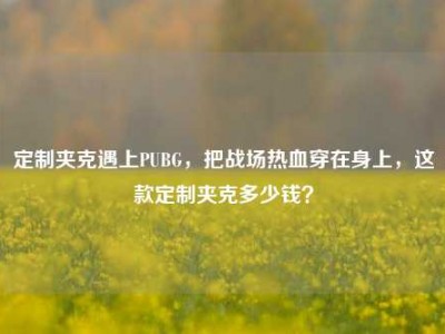 定制夹克遇上PUBG，把战场热血穿在身上，这款定制夹克多少钱？