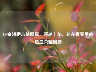 CF金翅膀击杀图标，跨越十年，刻在青春里的热血荣耀图腾