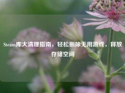 Steam库大清理指南，轻松删除无用游戏，释放存储空间
