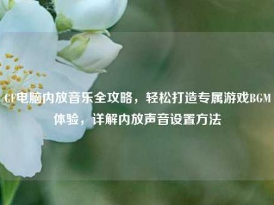 CF电脑内放音乐全攻略，轻松打造专属游戏BGM体验，详解内放声音设置方法