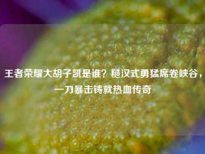 王者荣耀大胡子凯是谁？糙汉式勇猛席卷峡谷，一刀暴击铸就热血传奇