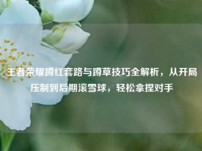 王者荣耀蹲红套路与蹲草技巧全解析，从开局压制到后期滚雪球，轻松拿捏对手