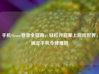 手机Steam登录全指南，轻松开启掌上游戏世界，搞定手机令牌难题