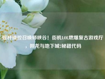 摇杆操控召唤师峡谷！街机LOL燃爆复古游戏厅，附龙与地下城2秘籍代码