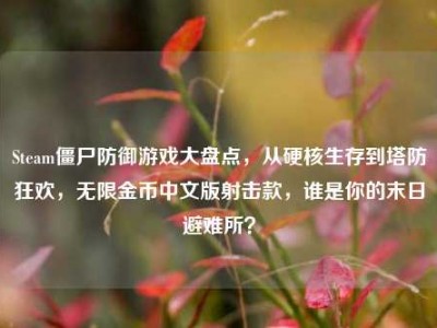 Steam僵尸防御游戏大盘点，从硬核生存到塔防狂欢，无限金币中文版射击款，谁是你的末日避难所？