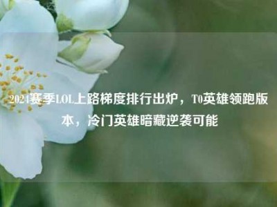 2024赛季LOL上路梯度排行出炉，T0英雄领跑版本，冷门英雄暗藏逆袭可能