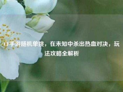 CF手游随机单挑，在未知中杀出热血对决，玩法攻略全解析