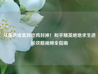 从落地成盒到吃鸡封神！和平精英绝地求生进阶攻略视频全指南