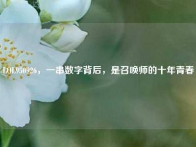 LOL950926，一串数字背后，是召唤师的十年青春