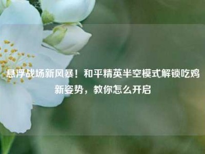 悬浮战场新风暴！和平精英半空模式解锁吃鸡新姿势，教你怎么开启