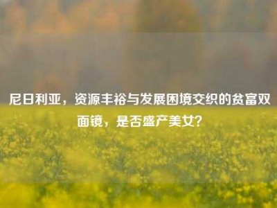 尼日利亚，资源丰裕与发展困境交织的贫富双面镜，是否盛产美女？