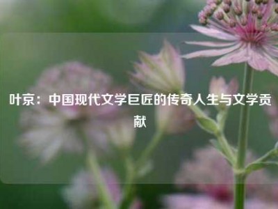 叶京：中国现代文学巨匠的传奇人生与文学贡献
