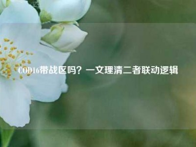 COD16带战区吗？一文理清二者联动逻辑