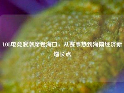 LOL电竞浪潮席卷海口，从赛事热到海南经济新增长点