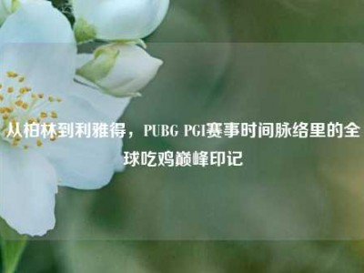 从柏林到利雅得，PUBG PGI赛事时间脉络里的全球吃鸡巅峰印记