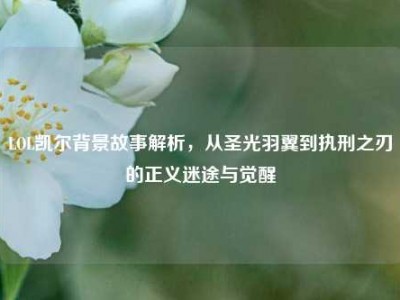 LOL凯尔背景故事解析，从圣光羽翼到执刑之刃的正义迷途与觉醒