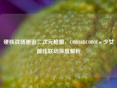 硬核战场邂逅二次元枪娘，COD16&CODM×少女前线联动深度解析