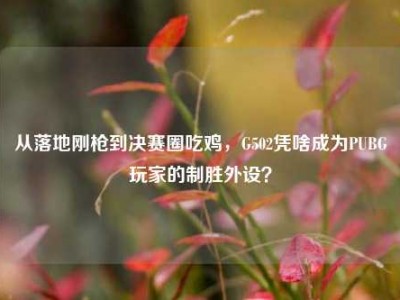 从落地刚枪到决赛圈吃鸡，G502凭啥成为PUBG玩家的制胜外设？