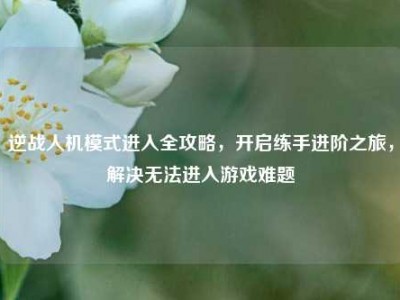 逆战人机模式进入全攻略，开启练手进阶之旅，解决无法进入游戏难题