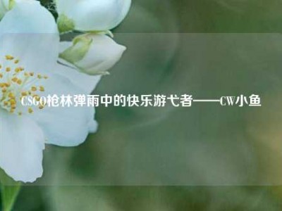 CSGO枪林弹雨中的快乐游弋者——CW小鱼