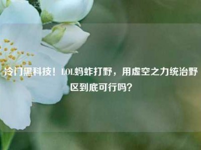 冷门黑科技！LOL蚂蚱打野，用虚空之力统治野区到底可行吗？
