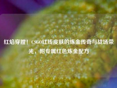 红焰穿膛！CSGO红线皮肤的炼金传奇与战场荣光，附专属红色炼金配方
