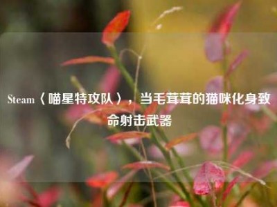 Steam〈喵星特攻队〉，当毛茸茸的猫咪化身致命射击武器