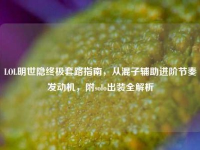 LOL明世隐终极套路指南，从混子辅助进阶节奏发动机，附solo出装全解析