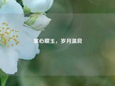 掌心藏玉，岁月温良