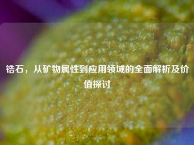 锆石，从矿物属性到应用领域的全面解析及价值探讨