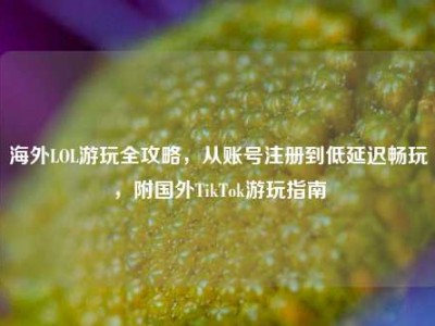 海外LOL游玩全攻略，从账号注册到低延迟畅玩，附国外TikTok游玩指南